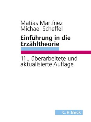 cover image of Einführung in die Erzähltheorie